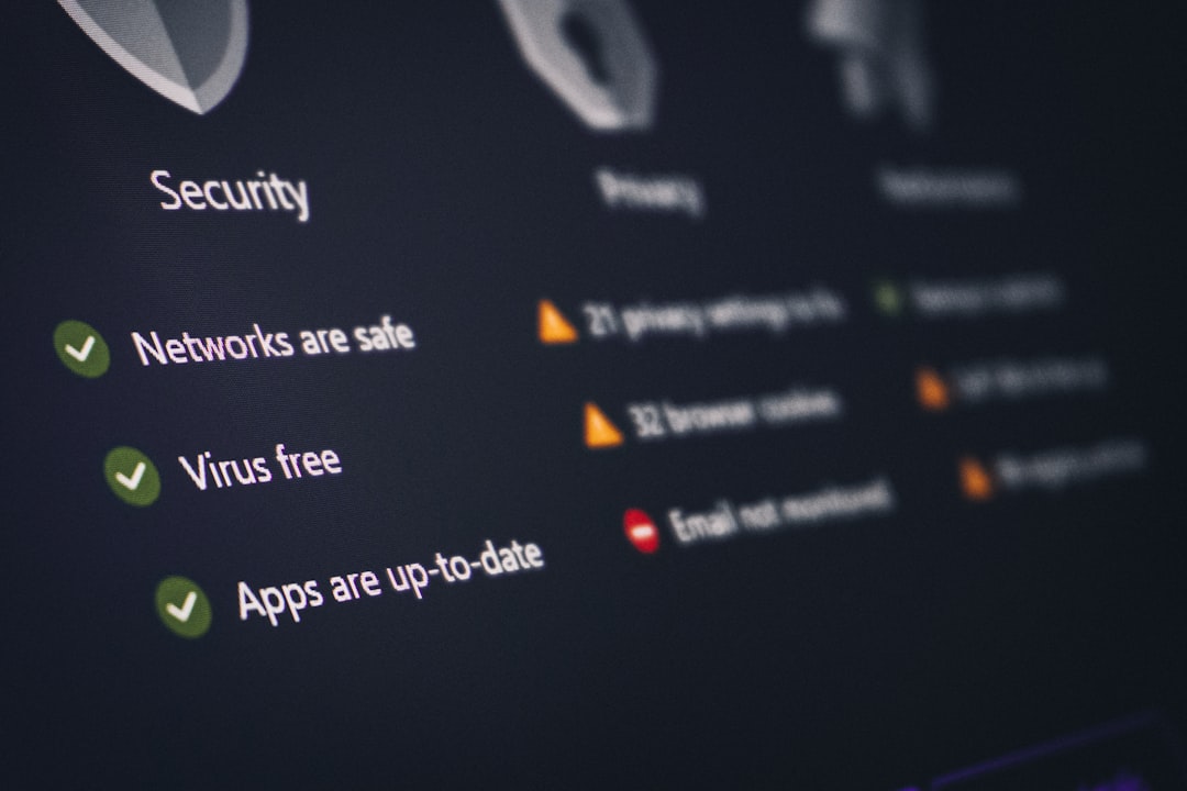A visual overview of layered cybersecurity defensive principles on a digital security dashboard